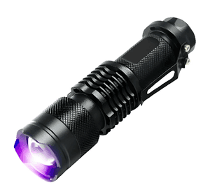 Linterna De Bolsillo Ultravioleta Luz Uv + Pila Y Cargador