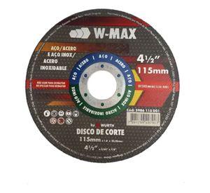 Disco Corte Acero Inox 4 1 2 X 1mm Wurth 100 Unidades