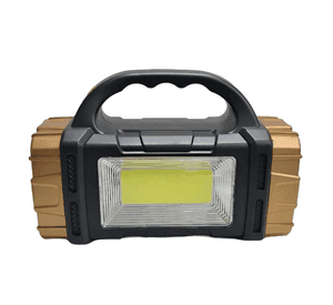 Linterna Portátil+ Panel Solar+ Cargador Celular +usb +cable Blanco Negra Con Otros Colores