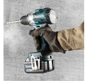 Taladro Atornillado Percutor 13 mm (1/2) 110Nm Makita DHP489 (4 Ah)