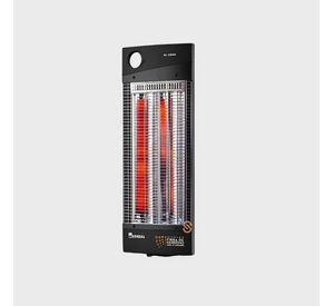 CALEFACTOR CON EFECTO LUMINOSO  FIBRA CARBONO NSB120K5 NEGRA