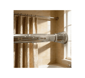 Barra De Ducha Extensible Inoxcrom 75 A 130 Cm Acero Cromo