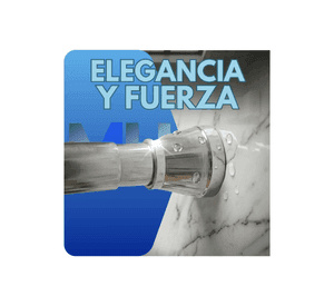 Barra De Ducha Extensible Inoxcrom 75 A 130 Cm Acero Cromo