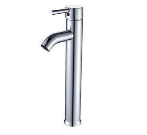 Monomando Lavamano Newport Alta Aquakit Plateado 30cm