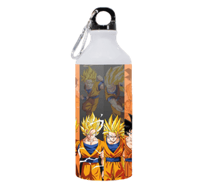 BOTELLA DE AGUA ESTAMPADA DE DRAGON BALL, GOKU, 1 REGALO 600ML