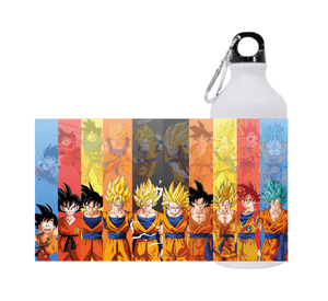 BOTELLA DE AGUA ESTAMPADA DE DRAGON BALL, GOKU, 1 REGALO 600ML