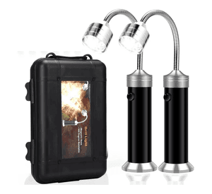 Set 2 Linternas Luz Led Magnética Parrilla Asado Quincho Bbq