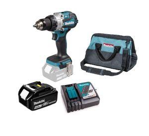 Taladro Atornillado Percutor 13mm 110Nm + Bolso Makita DHP489 (4 Ah)