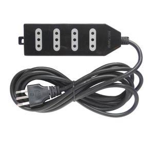 Zapatilla Alargador 3mt 4 Entradas Negro