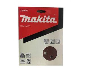 Discos Lija Velcro (10u) 150mm Grano 80 Makita D-54601