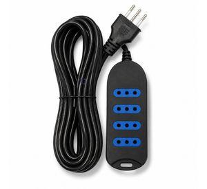 Alargador Dblue 3M 4 POS DBEXP004BK Negro