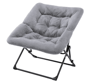 Silla Cuadrada Premiun Plegable Gris