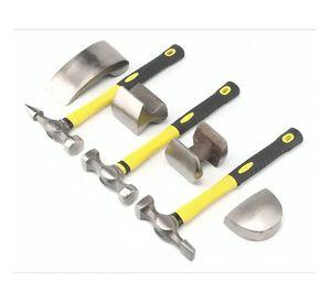 Kit Desabollador Martillo Set 7 Piezas Reparación Carrocería