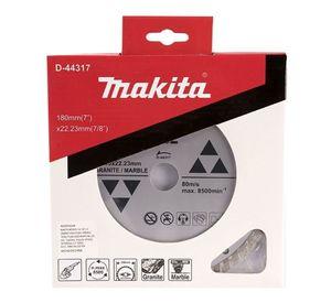 Disco diamantado turbo ondulado 180 x 22,23 mm para grano / mármol Makita D-44317