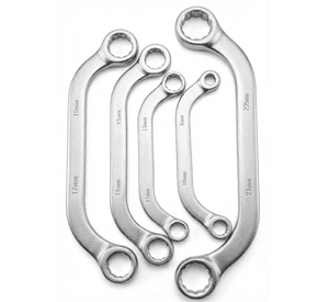 Set 5 Llaves Acodadas Curva M tricas 8 22mm Alta Resistencia