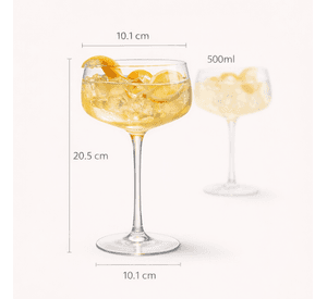 Set 2 Copas Cocteles Gin Tonic Spritzer De Cristal