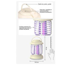 Lámpara Mata Mosquitos Recargable Usb Portátil