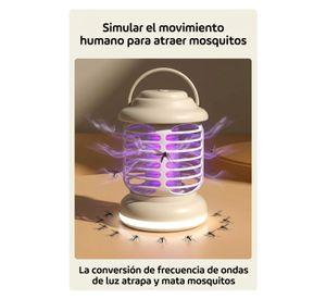 Lámpara Mata Mosquitos Recargable Usb Portátil