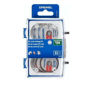 Microjuego de 11 accesorios de corte EZ Lock Dremel E728AB