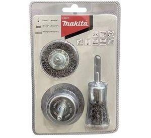 Set de gratas toma 1/4 para taladro 3 unidades Makita D-66070