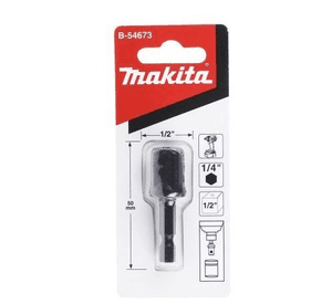 Adaptador Taladro (para Dado Cuadrante 1/2) Makita B-54673