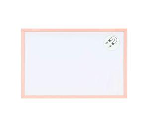 Pizarra Blanca Magnética 60x40cm MDF Pastel Salmón