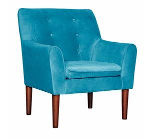 Poltrona 1C Bergen Felpa Calipso  78 x 70 x 98