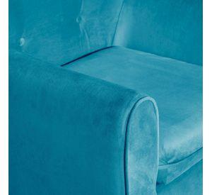Poltrona 1C Bergen Felpa Calipso  78 x 70 x 98
