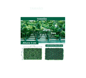 Palmeta artificial trebol vertical de 60x40cm - Envío Gratis