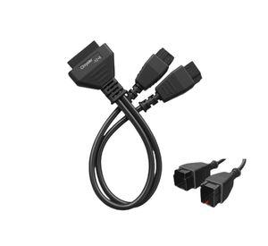 Adaptador OBD2 12 + 8 pines (Fiat, Chrysler, Dodge)