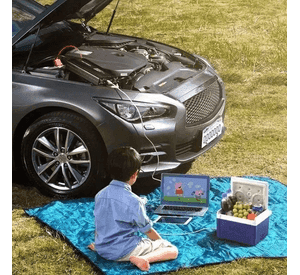 Iniciador Bateria Vehiculo Inversor Potencia Carro Rondon