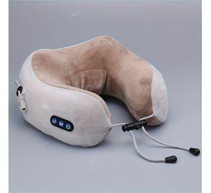 Masajeador Cuello Almohada Viaje Dolor Cervical U Rondon