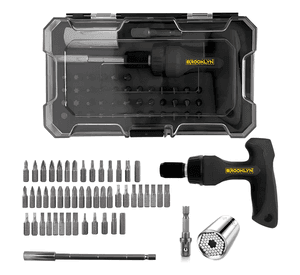 Juego Herramientas Llave Dado Universal Brooklyn 45 Piezas