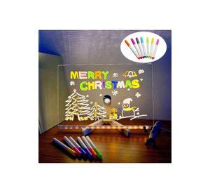 Pizarra Acrílica LED 20×30 Panel Mensajes Luminoso