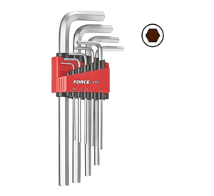 Juego De Llaves Allen 1/16 - 1/2 10 Pzas. Force 5109s