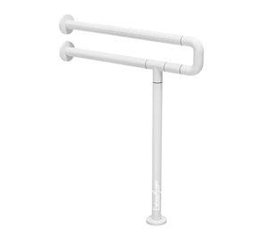 Barra Seguridad Baño Discapacitados Acero Inox Muro Piso