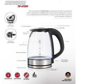 HERVIDOR THOMAS TH-4725 vidrio 1,7L