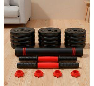 Set de Mancuernas de 10 Kg con Union Red