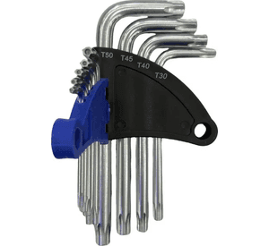 Juego Llaves Torx 9 Piezas . S . Uso Profesional Danmi