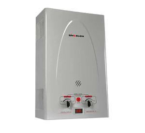 Calefon Sindelen 10 Lt Glp Tiro Natural Gas Licuado Plateado