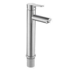 Monomando Llave Grifo Lavatorio Modern Inox Alto Marca Taumm
