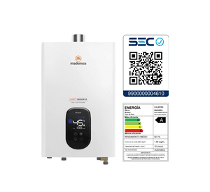 Calefont Gas Licuado 10 Litros Tiro Forzado Sensor 10 Eco