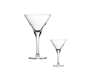 Set 6 Copas Martini V-line 250cc Vidrio