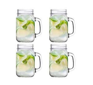 SET 4 VASOS MOJITO MASON GLASSO
