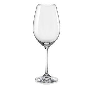Set 6 Copas Vino Blanco Viola Bohemia