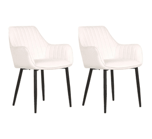 Pack 2 Sillas Butacas Sillón Poltronas Velvet Patas Negras