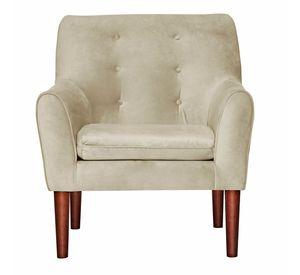 Poltrona 1C Bergen Felpa Beige  78 x 70 x 98