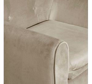 Poltrona 1C Bergen Felpa Beige  78 x 70 x 98