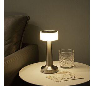 Lampara LED Portatil Metal Brillo Decoracion Retro Lau
