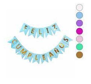 DECO TORTA F.C. BANDERINES CELESTE X1 UNI